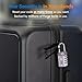 Forge 4-Digit Combination Lock, TSA Approved Locks for Luggage, Travel, Gym, School, Suitcase, Backpack, Pelican case, Easy Read dials, Zinc Alloy Body.