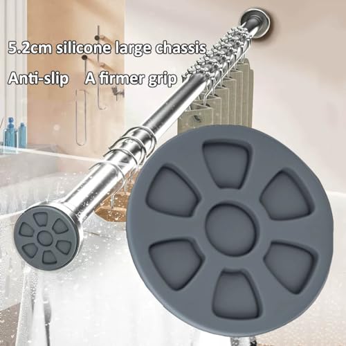 Tringle à rideau de douche extensible pour une installation facile sans perçage, tringle télescopique réglable pour portes et fenêtres