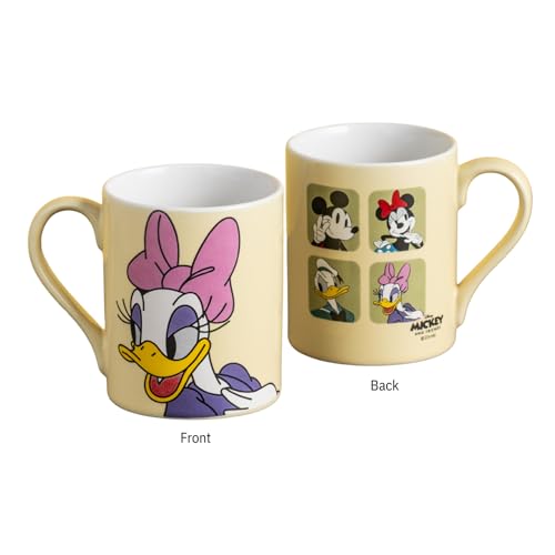 Image of Clay Craft - Official Disney Mugs : Daisy Duck Print, Fine Ceramic Coffee Mug, 360 Ml |Cartoon Character Gift Mug for Kids & Adults | Microwave & Dishwasher Safe