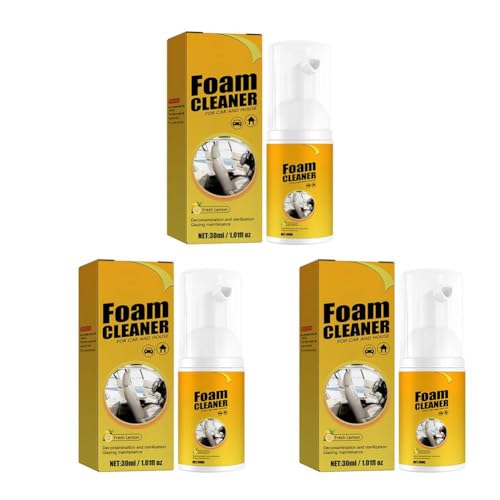Limpiador de espuma multiusos para coche, limpiador de espuma para interiores de automóviles, limpiador de espuma eficiente