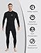 Lemorecn Wetsuit Men 3/2mm Back Zip Full Wetsuit for Men(3131-L)