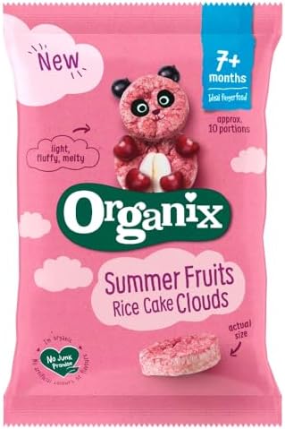Hero Baby Organic Summer Fruits Rice Cake Clouds 40g