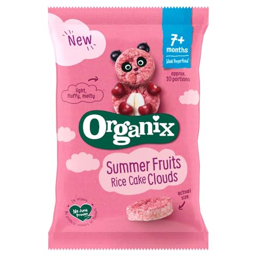 Organix Summer Fruits Rice Cake Clouds, 40g