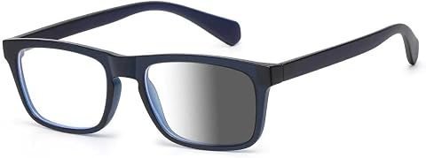 Classic Rectangular Blue Light Blocking Eyeglasses for Men & Women