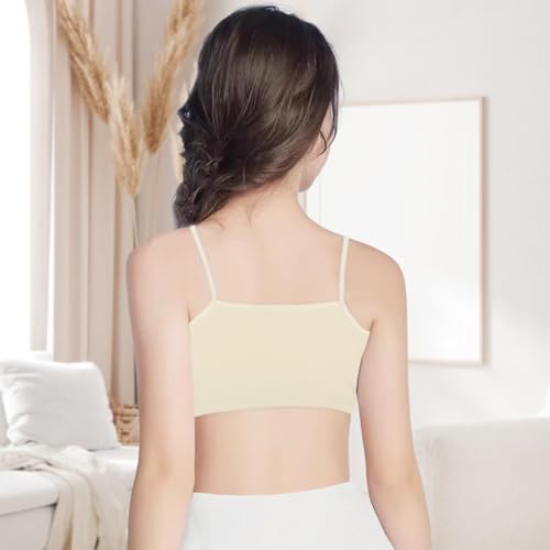 Phennie's Girls Training Bra Girls Sports Bra Cotton Seamless Wireless Unpadded Bralette3