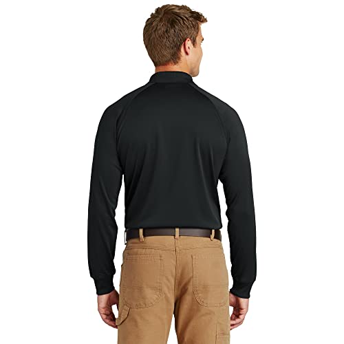 Cornerstone - Select Long Sleeve Snag-Proof Tactical Polo Xl Black #TOP1