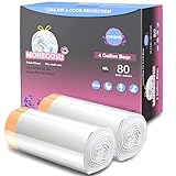 4 Gallon Trash Bags MOREGOSU Small Garbage Bags Drawstring Thicken Material Bags Bin Liners for...