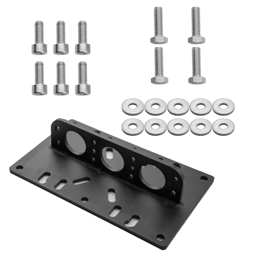 Universal Engine Lift Plate - Heavy Duty Black Steel for LS Gen3/Gen4, SBC, BBC & Ford Holley 2/4 Barrel Carb (Up to 1000 lbs)