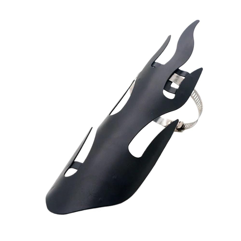 Protection thermique for pot d'échappement de moto, protection for silencieux, accessoires(Flame white)