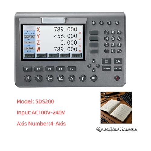 Escala Lineal Encoder Digital 4 Ejes SDS200 con LCD 5um miniatura 4