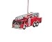 Red Fire Truck Resin Hanging Christmas Ornament - Size 4 in.