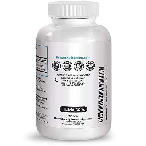 Bronson Tart Cherry Maximum Strength 7600 Mg, 180 Vegetarian Capsules (90 Servings) #TOP5