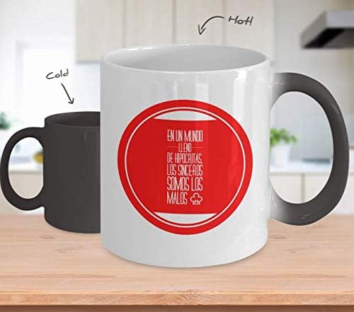 Miniatura 2 de Taza de Cafe Mundo Vaso, taza de téa Mate Copa divertidas, tazas personalizadas, taza de café inspiradoras, taza con mensajes positivos.