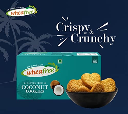 Image of Wheafree Gluten Free Sorghum Sooji (Pack of 2 x 400g Each) & Wheafree Gluten Free Coconut Cookies - Pack of 2 (200g each)