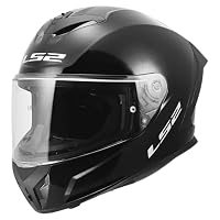 LS2, Integraler Motorradhelm RAPID III SOLID Gloss Black, XL – Ansicht 2