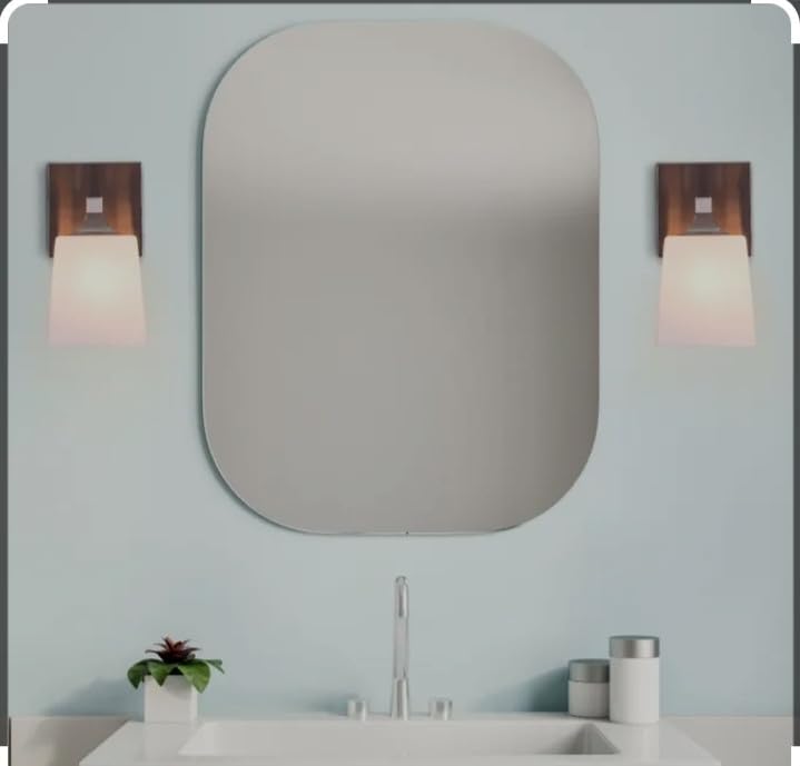 Wall Mirror 12x9 Inch – Frameless Rectangle Design, Simple and Elegant, Great for Small Bathrooms, Vanities, Entryways, Office Spaces, or Minimalist Decor-image-10