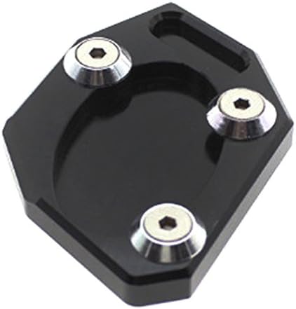 FXCNC Racing Aluminum CNC Motorcycle Side Stand Plate Kickstand Extension Pad Compatible with KAWASAKI Ninja 250 300R ZX250 EX300 Z250 2013-2020