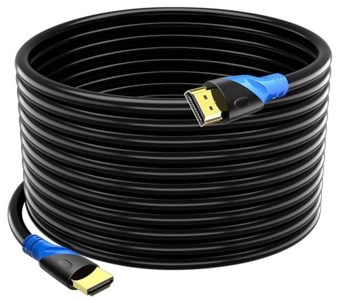 Rommisie 4K HDMI 50 FT Cable (HDMI 2.0,18Gbps) Ultra High Speed Gold Plated Connectors,Ethernet HDMI