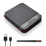 Coffee Scales, Espresso Scale with Timer,Mini Coffee Scale with Auto Tare & Touch Sensor Button High Precision Coffee Scale with Timer Led Hidden Screen Kitchen Scale USB Rechargeable,2kg Max Weight - Image 1