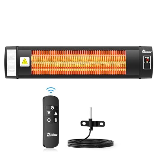 Dr Infrared Heater DR-268 Smart Greenhouse Heater with built in Temperature Control and Digital Thermostat