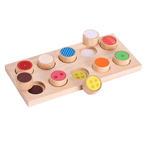 Educational Learning Toys for Kids Gift & Wooden Montessori Tactile Touch Match Sensory Material Toy for Children Toddlers
