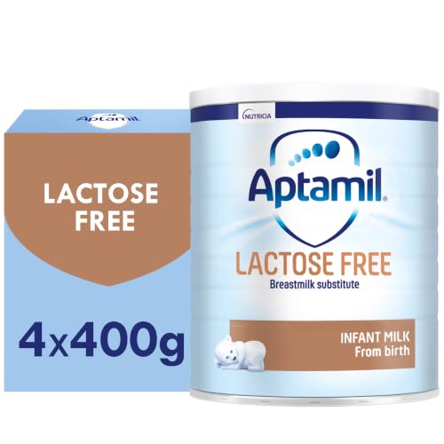 Image of Aptamil 1 Lactose Free First Infant Milk Formula Powder, From Birth, 400g