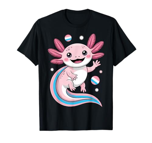 Transgender Pride Axolotl Trans T-Shirt