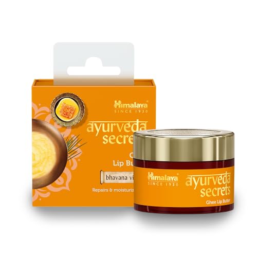 Image of Himalaya Ayurveda Secrets Ghee Lip Butter 10gm | Paraben & Sulphate Free Lip butter, Ayurvedic | With pure cow ghee, Madhu (honey)