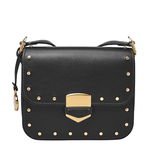 Image of Fossil Women's Lennox Leather Large or Small Flap Crossbody Purse Handbag For Women
