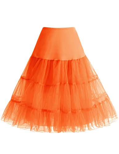 Image of Bbonlinedress Women's 50s Petticoat Skirt Vintage Tutu Crinoline Underskirt 25 inch