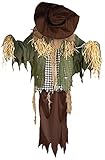 Animated Creepy Scarecrow Halloween Decoration and Prop, 55" x 15 3/4" x 53", by Tekky Toys