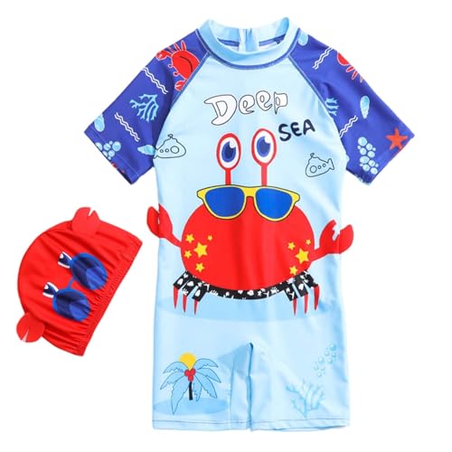 Maillot de bain garcon 5 ans ensemble t-shirt et short de bain pour enfant