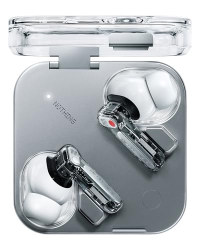 Nothing Ear (3) Kabellose In-Ear Kopfhörer, Adaptive Geräuschunterdrückung, LDAC Hi-Res Audio, Super Mic, IP54, Schnellladen, Bis zu 22 Std. Akkulaufzeit, Kompatibel mit Android...