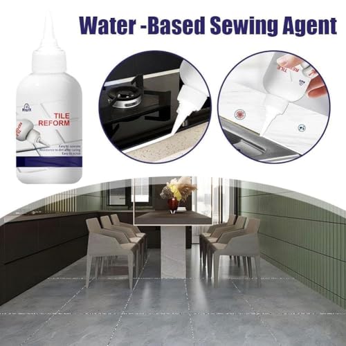 Image of COVACURE Tiles Gap Filler Waterproof Sealant | White Cement Tube To Fill Tiles Gap | Tile Gap Filler Tube For Kitchen & Bathroom | Grouting Paste For Tiles | Gap Filler For Wall And Joints (1, 280 ML)