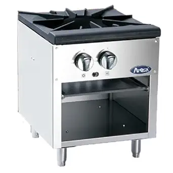Atosa Commercial CookRite Stock Pot Stove, Natural Gas, 1 Burner, Manual Controls