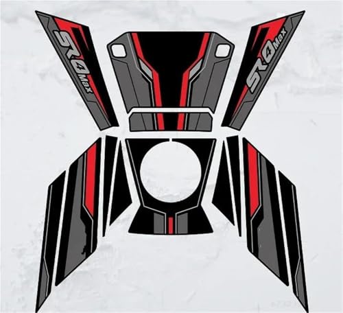 Protection réservoir moto VOGE SR4 MAX 2022 2023 adhésif latéral noir