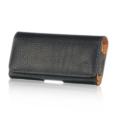 Jnsupplier Horizontal Black Leather Pouch Holder Belt Clip Holster Case - Replacement For Iphone Se 5 5S 5C #TOP12