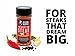Todd Wilbur's Top Secret Recipes Steak Rub (Like Outback)- Famous Steakhouse Taste - Steak and Meat Seasoning - Also Great Hamburger Seasoning - MSG & Gluten Free - 7 oz Shaker Bottle