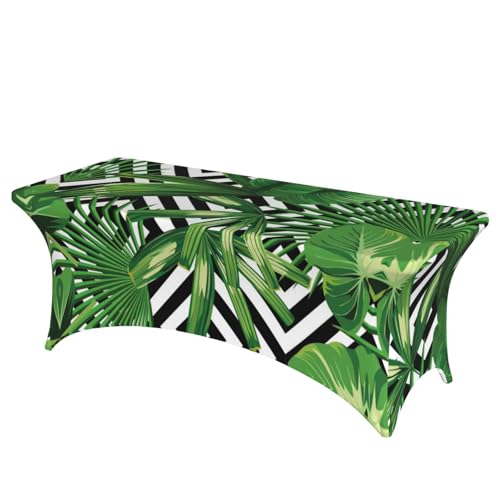 Nappe de table extensible tropicale 1,8m en élasthanne lavable - 2