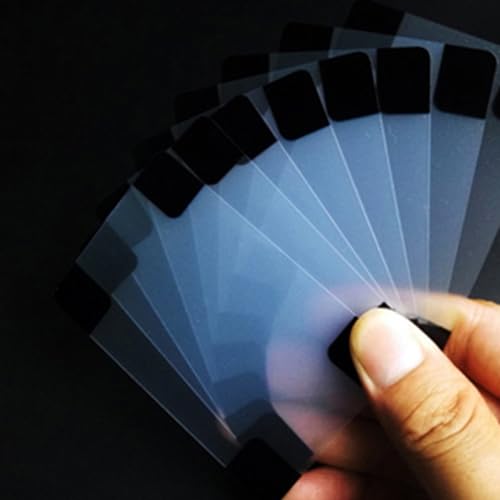 Abaodam 3stücke PVC Transparent wasserdichte Pokerkarten Kreative Spielkarten Kunststoff Für Spiele Mit Freunden Und Familie Für Sammler Langlebig Und Kratzfest – Bild 8