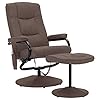 vidaXL Massagestoel Verstelbaar met Voetensteun Televisiestoel Zetel Stoel Zitstoel Zetel Fauteuil Armstoel Massage…