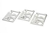 SE MT908-3 11-Function Stainless Steel Survival Pocket Tool (Pack of 3)