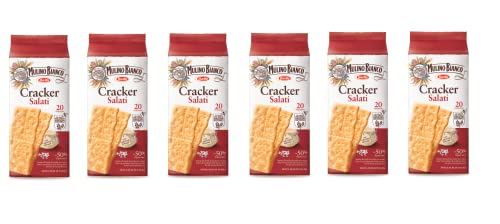 6x Mulino Bianco Barilla 20x Crackers Cracker Salati gesalzen 500 g aus Italien