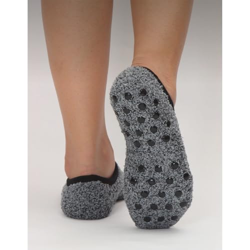 3Pairs Ankle Socks Low cut Pom Pom Fluffy Fuzzy Warm Winter Plush Slipper Socks For Women4