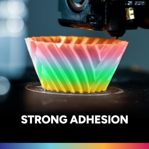 Image of OVERTURE PLA Filament 1.75mm PLA 3D Printer Filament, 1kg Cardboard Spool (2.2lbs), Dimensional Accuracy + /- 0.02mm, Fit Most FDM Printer (Christmas Prism)