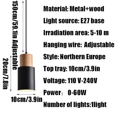 Lámpara Colgante de Metal para iluminar balcones 7