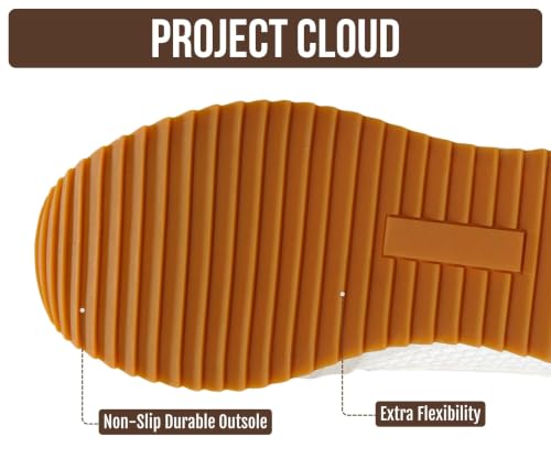 Image of Project Cloud Lace-up Fashion Sneakers for Women Footwear 2026 (Madison) | Memory Foam Insole for Comfortability; Non-Slip Casual Ladies Shoes for Women Sneakers; Lightweight Lace-up Womens Shoes