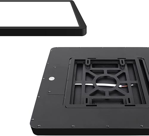 Miniatura 9 de Lámpara de techo LED de 12 pulgadas y 24 W, montaje empotrado, luz blanca diurna de 5000 K, lámpara de techo plana negra de 3200 lúmenes, lámpara de