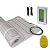 15 Sqft Mat, Electric Radiant Floor Heat Heating System with Aube Digital Floor Sensing Thermostat