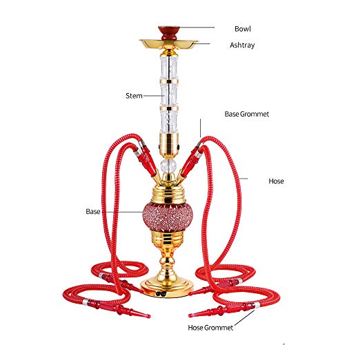 Mr. Hao Shisha Voll ausgestattete Bar KTV Shisha Volltabak Butter Filter Große Hookas mit Licht – Bild 3